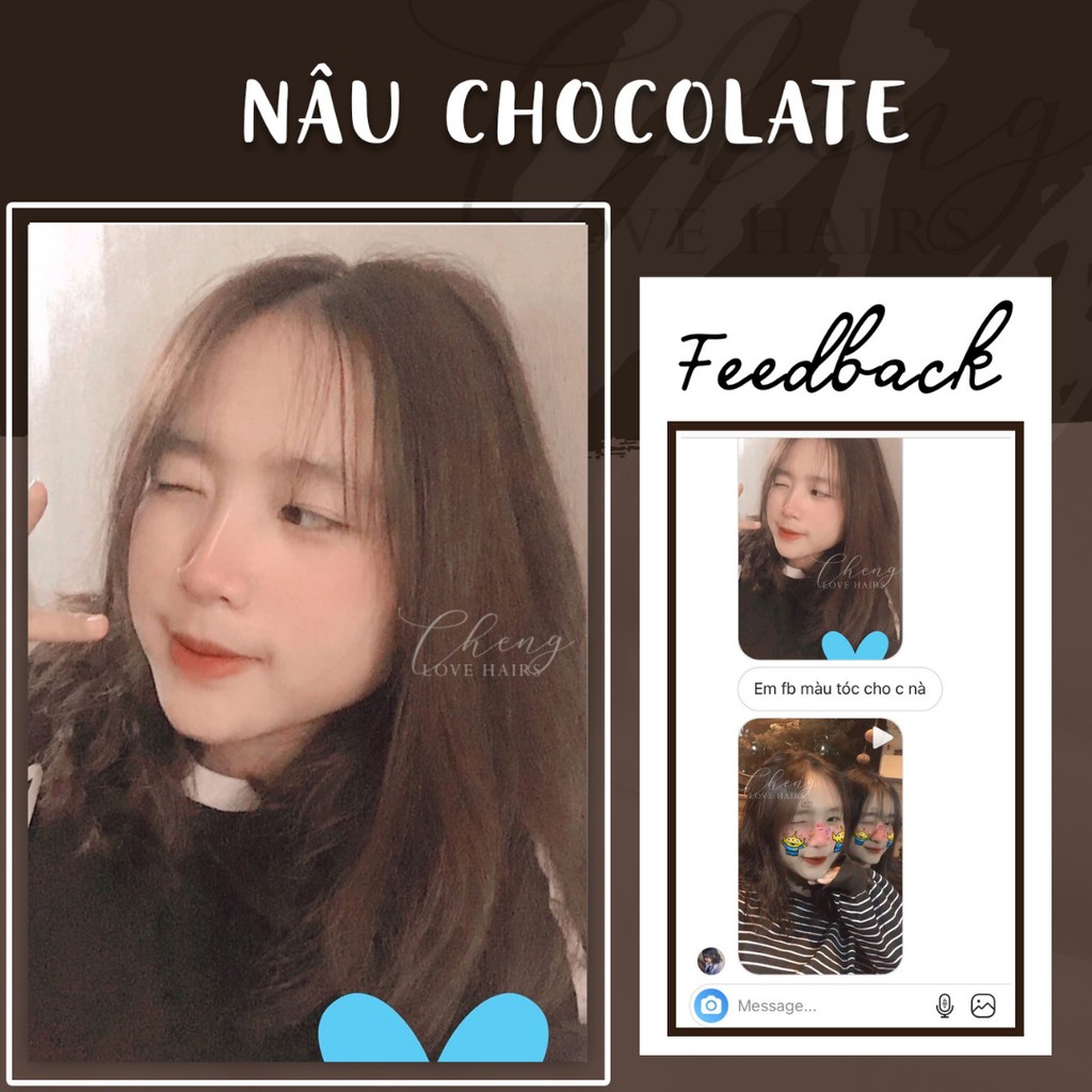 Thuốc nhuộm tóc NÂU CHOCOLATE | BigBuy360 - bigbuy360.vn