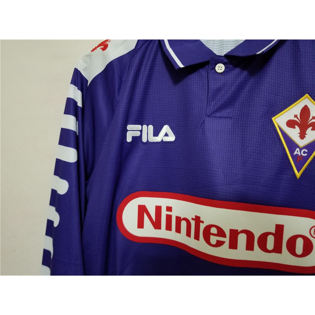 Áo Bóng Đá Dài Tay Phong Cách Fiorentina 98-99