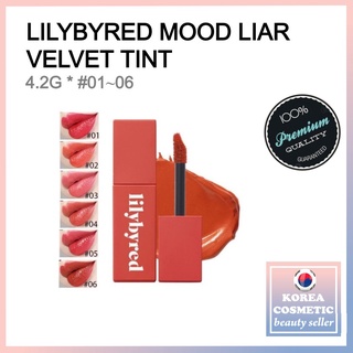 Son kem lì lên màu chuẩn mịn môi lilybyred mood liar velvet tint 4.2g cloudoris