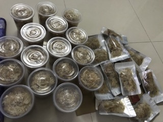 Bánh tráng tép sấy