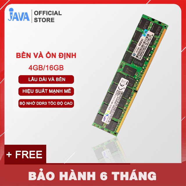 RAM máy tính trạm server 4Gb ,8Gb, 16Gb - máy cây core i3, i5, i7 - phụ kiện RAM - X58X79 - DDR3 -  ECC - REG registered