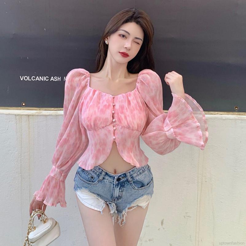 Áo nữ tay dài hở vai thời trang quyến rũ
