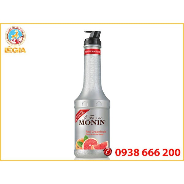 MỨT SỆT BƯỞI ĐỎ MONIN 1L - LE FRUIT DE MONIN RED GRAPEFRUIT