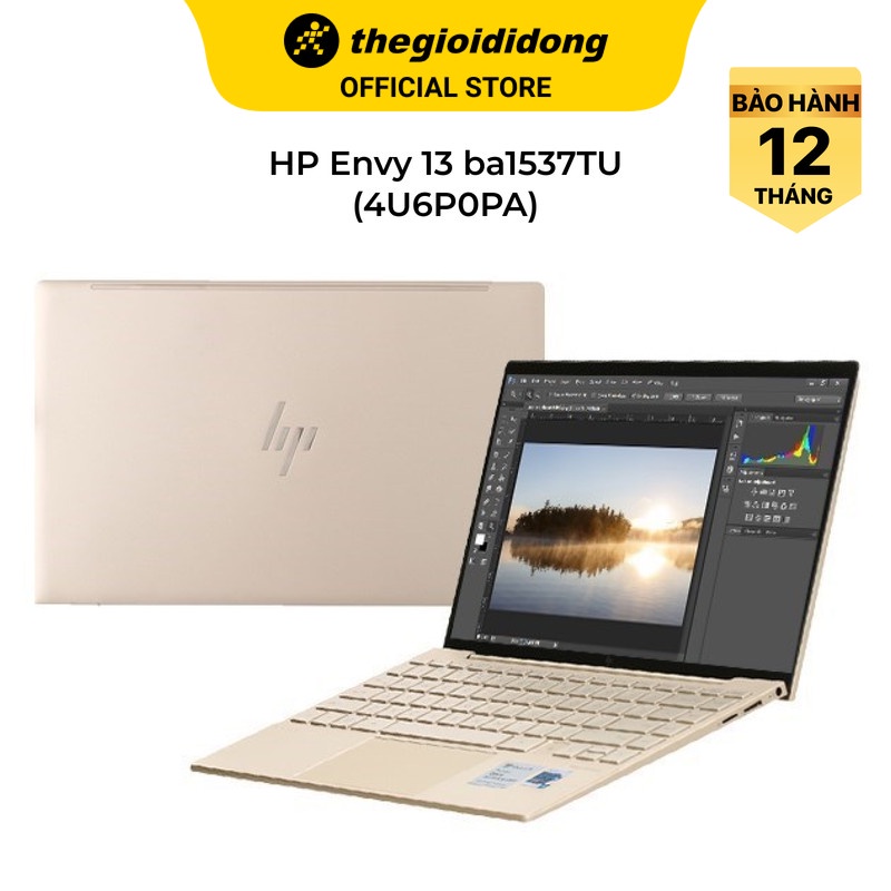 Laptop HP Envy 13 ba1537TU i5 1135G7/8GB/256GB/13.3"F/Win11//Vàng - Hàng chính hãng