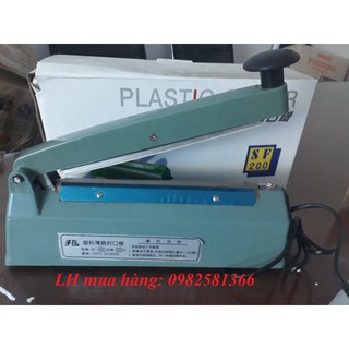 Máy ép miệng bao nilong dập tay, máy hàn miệng túi mini giá rẻ