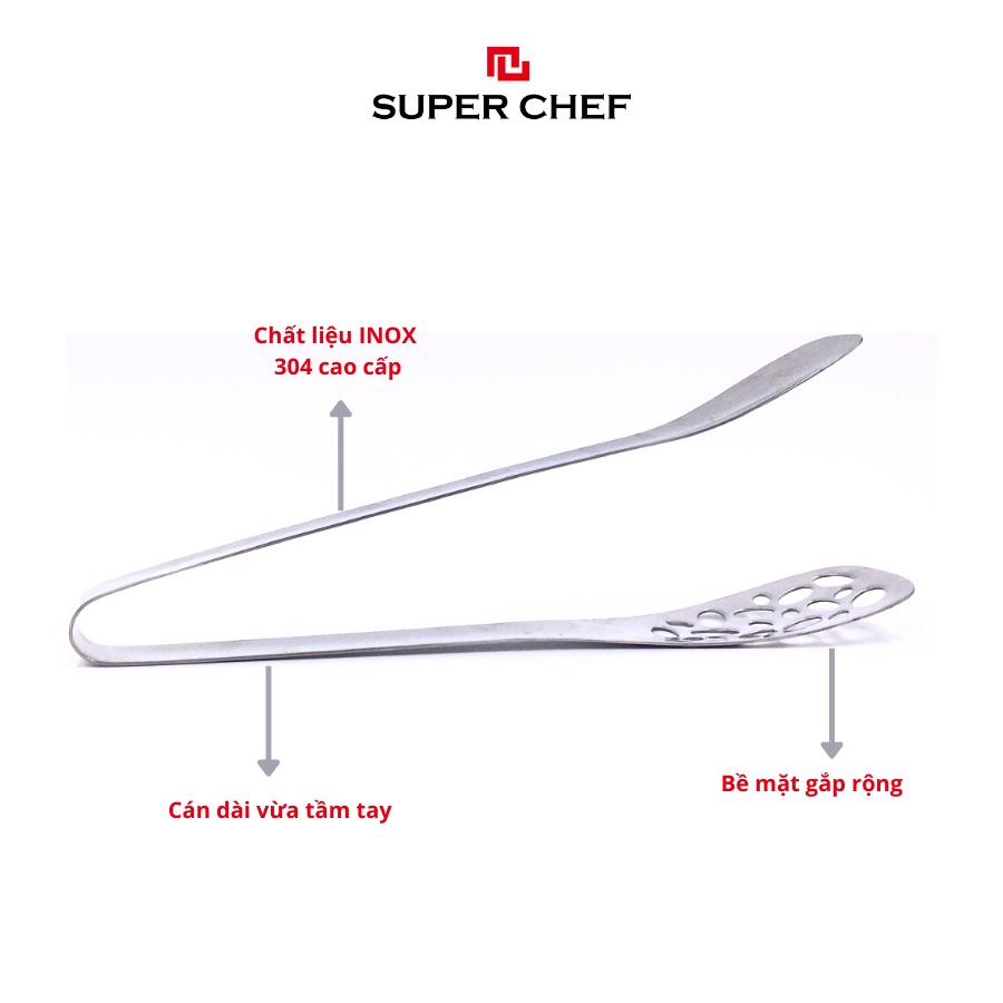 Kẹp gắp thực phẩm Super Chef 1 Super Chef Siêu Tiện Lợi, Bền Bỉ