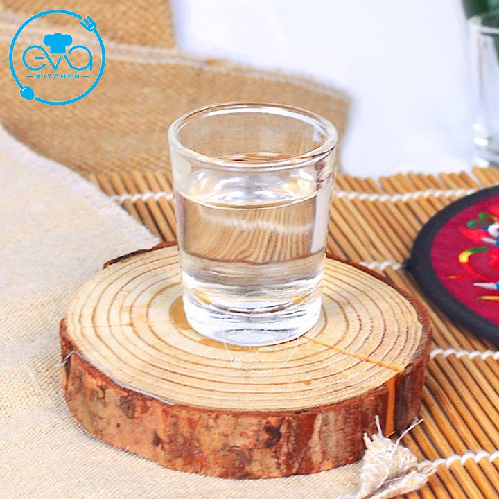 Bộ 12 Ly Thuỷ Tinh Nhỏ Dáng Vuông 25Ml LRV