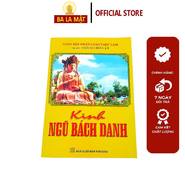 Sách - Kinh Ngũ Bách Danh Trọn Bộ Bìa Giấy - Ba La Mật Shop
