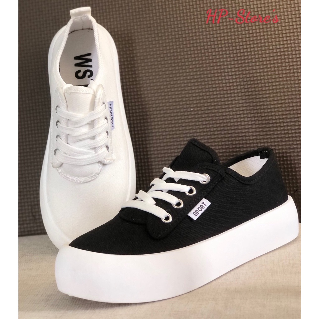 Giày Thể Thao Nữ, Giày Độn Đế Bánh Mì 3cm Siêu Xinh