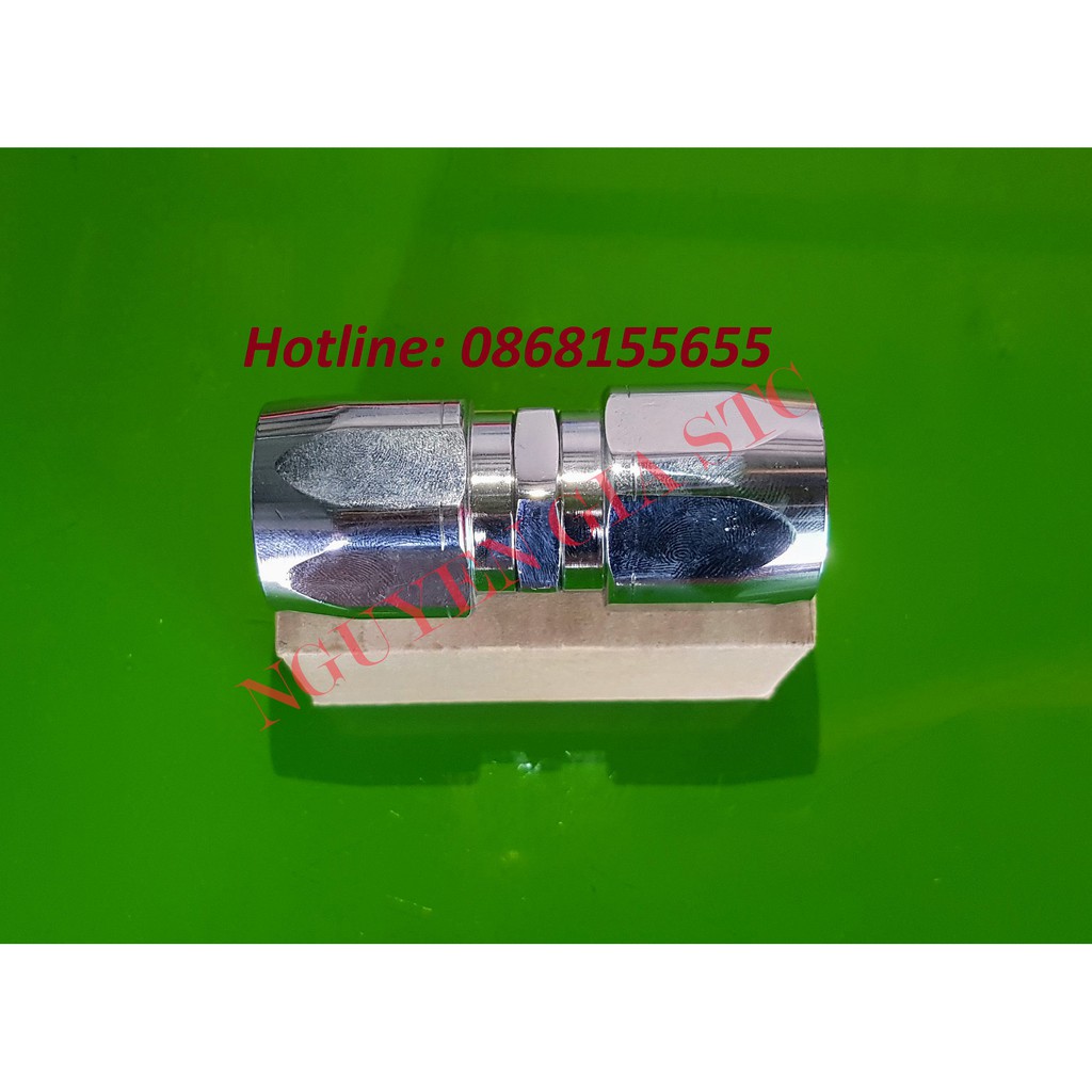 Đầu nối hai ống dây phi 27 lắp cho trụ bơm xăng dầu