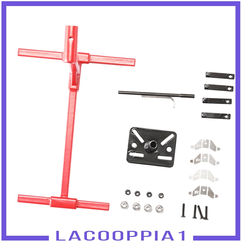 [LACOOPPIA1] Stainless Steel Engine Flip Rotary Repair Bracket Stand RC Accessories