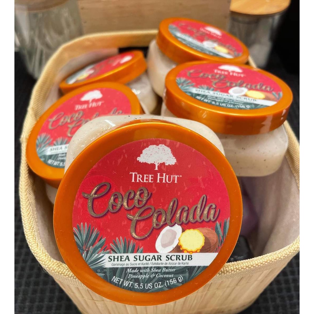 TẨY TẾ BÀO DA CƠ THỂ TREE HUT COCO COLADA SHEA SUGAR SCRUB