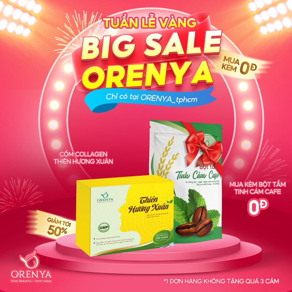 Gói Lẻ Cốm Collagen Thiên Hương Xuân - Bổ sung nội tiết tố, Giảm bốc hỏa