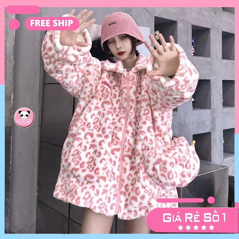 Áo khoác nỉ đốm cực chất, áo nỉ phong cách Harajuku phiên bản mới 💖 Em Gấu Shop 💖