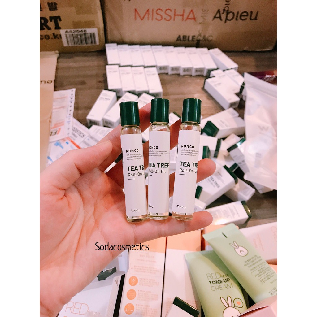 Tinh Dầu Tràm Trà A’PIEU Nonco Tea Tree Roll On Oil | BigBuy360 - bigbuy360.vn