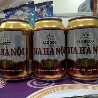 Bia hà nội 330ml lon