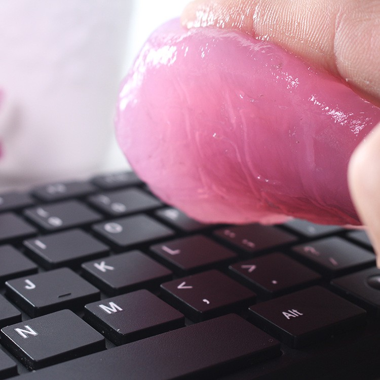 Miếng silicon, Gel làm sạch vệ sinh ô tô, bàn phím, điện thoại, bụi bẩn, laptop ROSE196