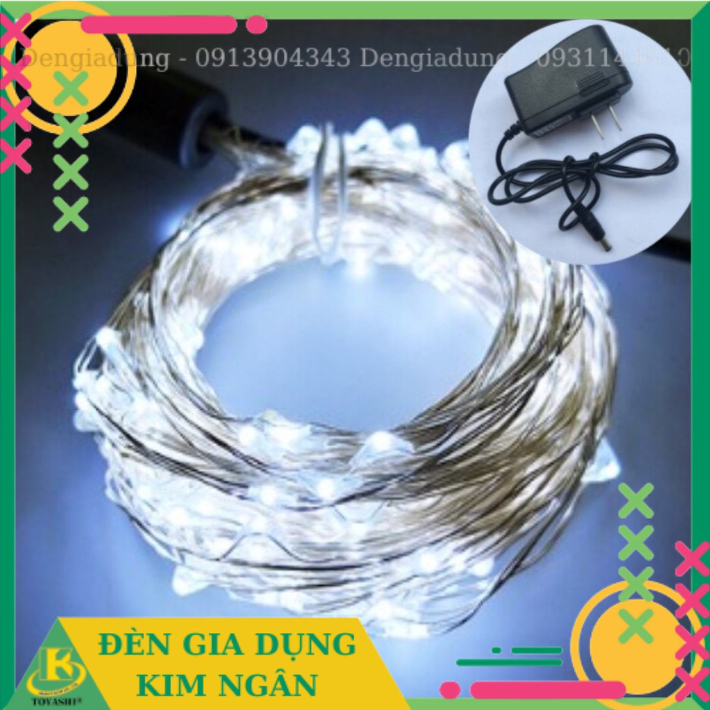 Dây Đèn Led Đom Đóm Trang Trí 5m/10m Ánh Sáng Trắng