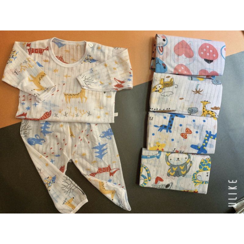 BỘ COTTON GIẤY DÀI SHOP HẬU BÙI KIDs Bé Trai Bé Gái Nhiêù Màu