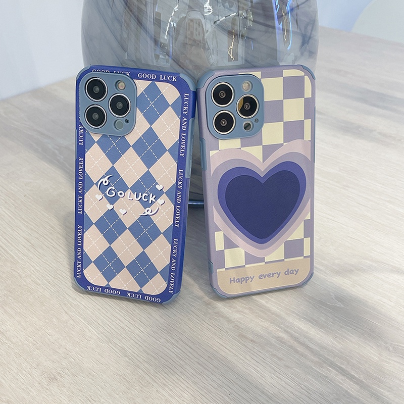 Ốp điện thoại in hình thoi/ trái tim cho OPPO A15 A15s A53 A33 A91 A52 A72 A92 A31 A9 A5 2020 A5s A7 A12 F11 F9 A3s A12e