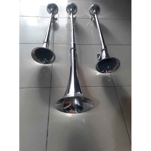 Còi hơi chất lượng cao. Còi ô tô công suất lớn, âm thanh siêu khủng, điện chung 12-24v. Kèn hơi ô to, xe tải, tàu thuyền