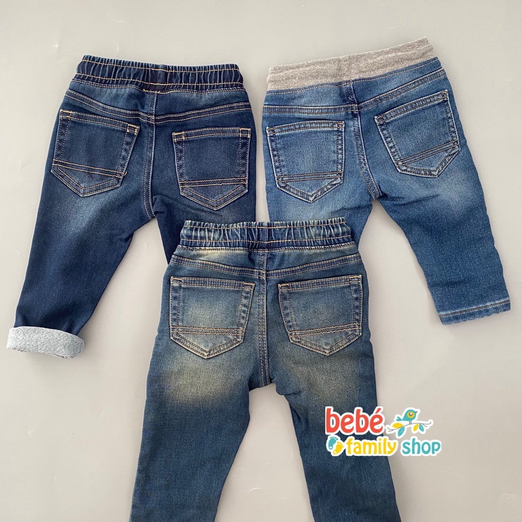 Quần jeans bé trai xuất dư/ quần bò cho bé trai Cat jack dáng skinny jean - QTJ