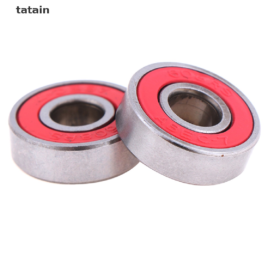 [TAT] 5Pcs Red ABEC-7 608RS Skateboard Roller Sealed Ball Bearings 8x22x7mm CVX