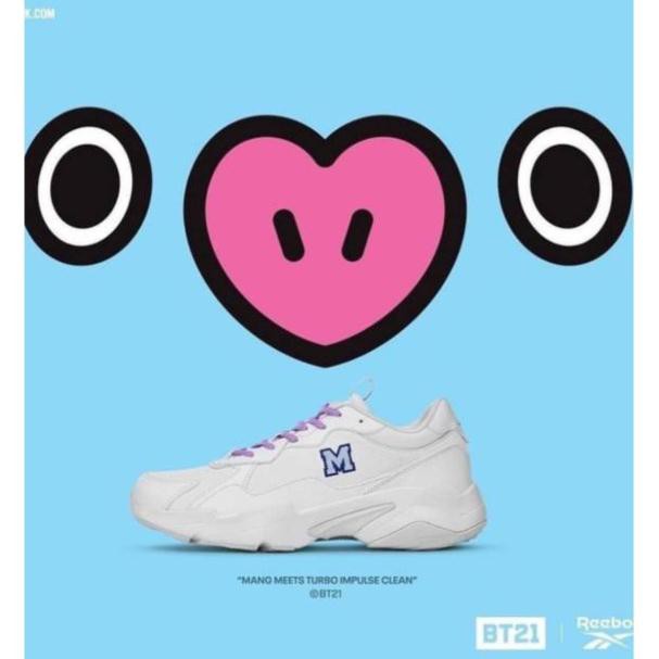 [Chính Hãng] [HÀNG OFFICIAL] Giày REEBOK x BT21 (new) : [ HOT ] . . 💯 new . new > : ' new * /