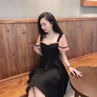 [GIÁ HỦY DIỆT] VÁY XÒE TAY XẾP HÓT