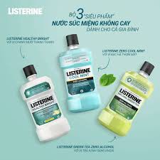 Nước súc miệng diệt khuẩn Listerine Zero 250ml