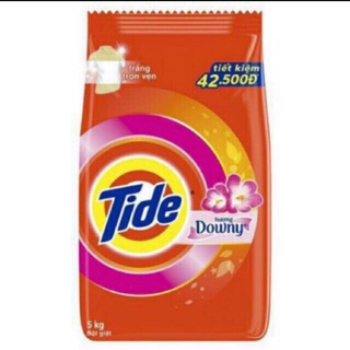 Bột giặt Tide trắng đột phá hương Downy 5kg