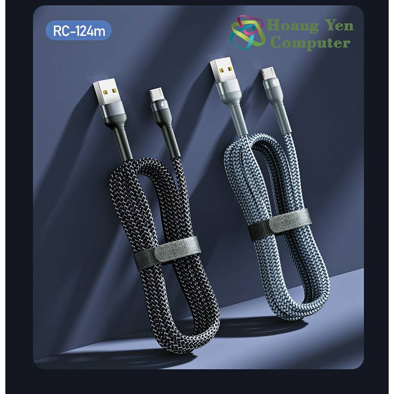 Cáp Sạc Nhanh MICRO USB Remax RC-124M  - BH 3 tháng 1 đổi 1