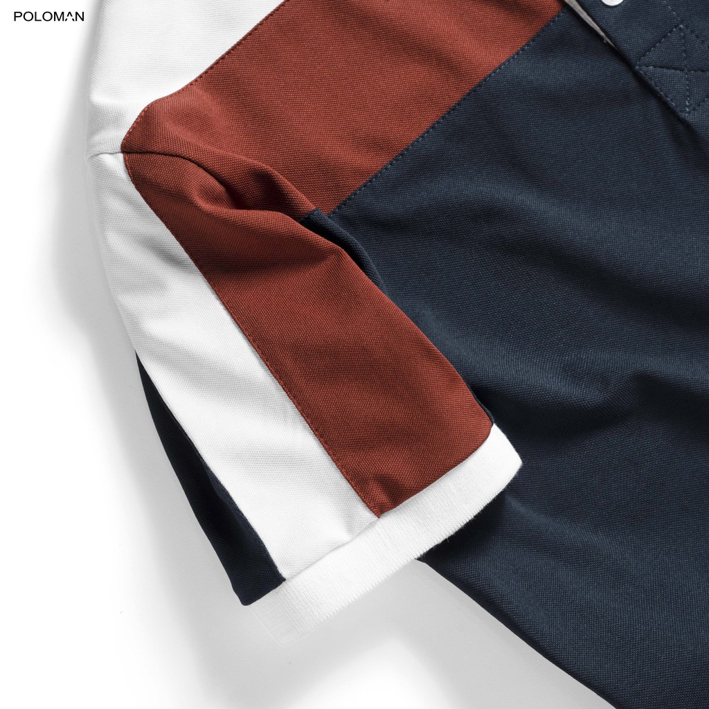 Áo Polo nam cổ bẻ phối RAGO,vải cá sấu Cotton xuất xịn,chuẩn form,trẻ trung - thanh lịch - POLOMAN. | BigBuy360 - bigbuy360.vn