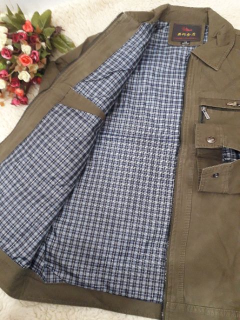 [Mã SKAMA06 giảm 8% tối đa 50K đơn 250K] Áo khoác Kaki Nam Trung Niên giá rẻ | BigBuy360 - bigbuy360.vn