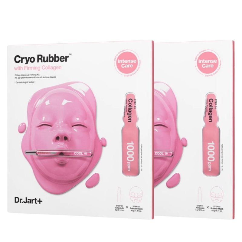 Bộ 2 Mặt Nạ Collagen Dr.Jart + Cryo Làm Săn Chắc Da Mặt 1.54 oz / 44g