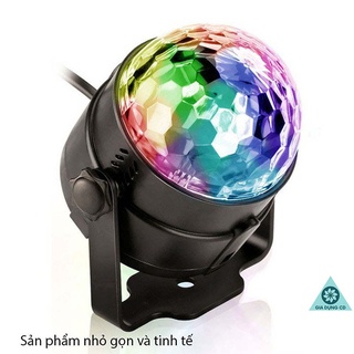 Đèn trang trí xoay 360 độ, đèn bay phòng nhiều màu [DEN-BAR]