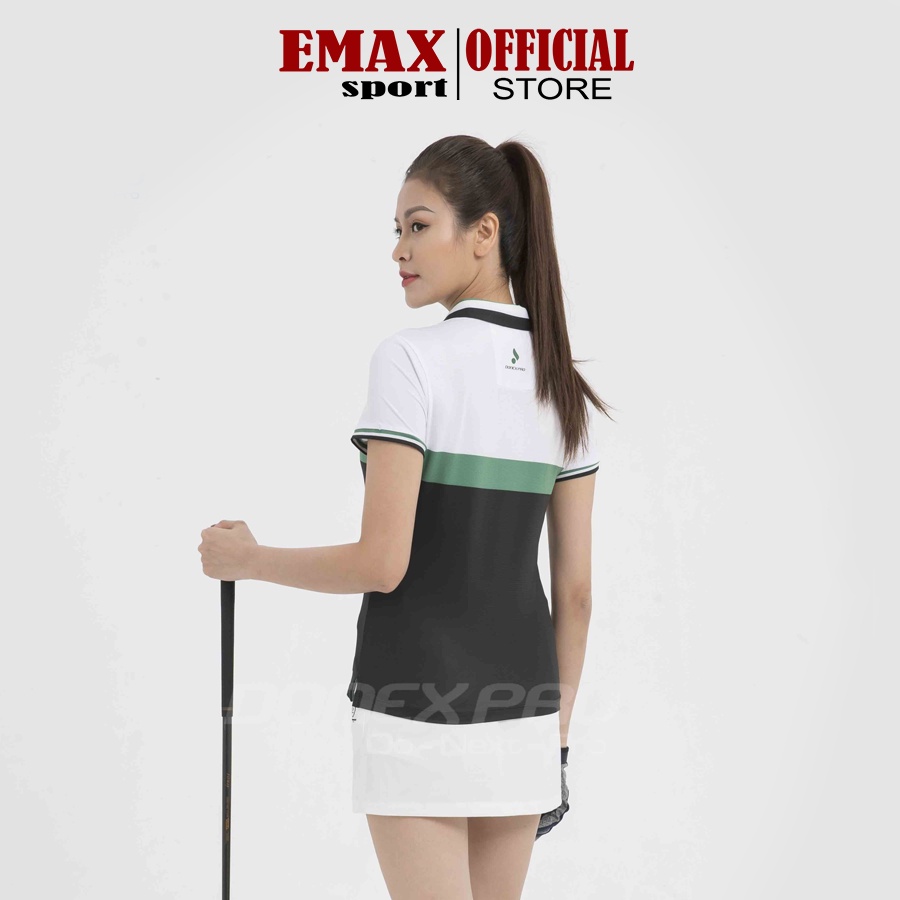 Áo Golf Thể Thao Cao Cấp Nữ Donexpro, Vải Thun Lạnh, Thấm Hút Mồ Hôi Tốt AC - 3648