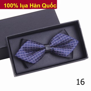 NƠ ĐEO CỔ NAM VẢI LỤA