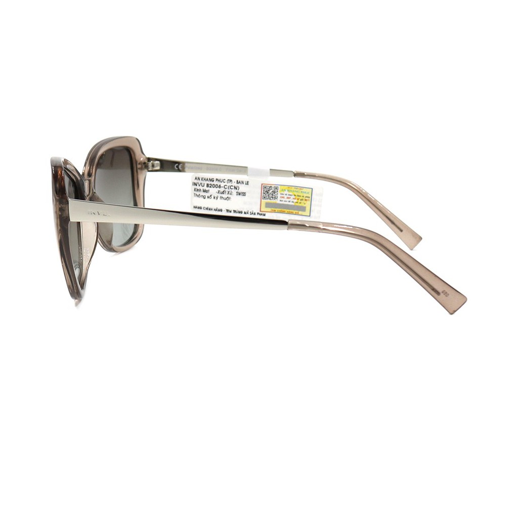 (Hàng chính hãng) Kính mát nam nữ Invu B2006 màu sắc thời trang, thiết kế dễ đeo bảo vệ mắt