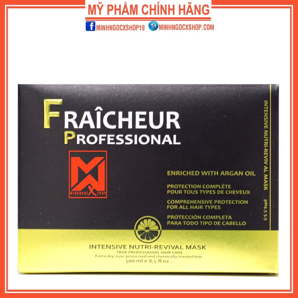 Kem ủ tóc phục hồi chuyên sâu FRAICHEUR 500ml chính hãng