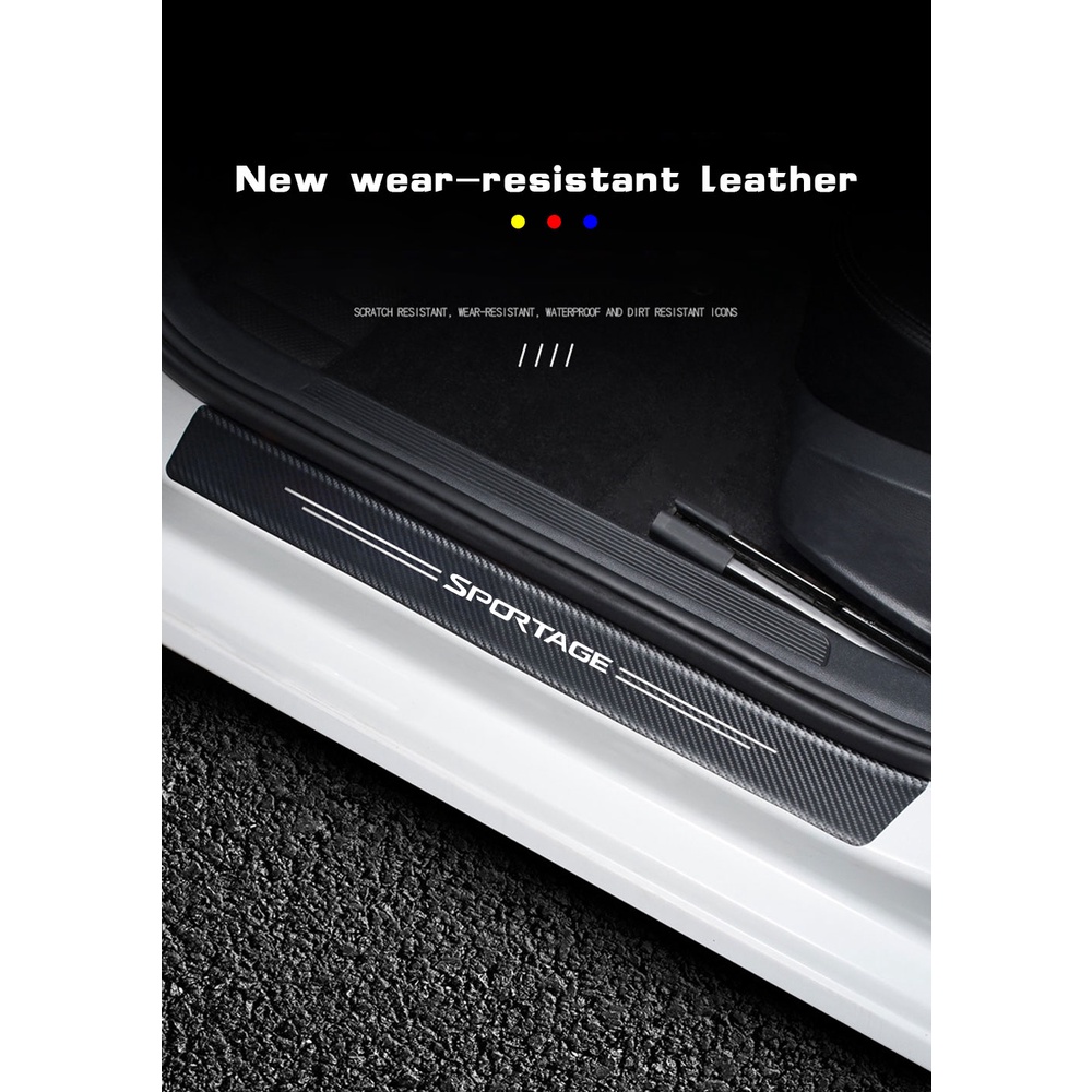 Bộ 4 Miếng Dán Sợi carbon Bảo Vệ Xe Hơi kia sportage