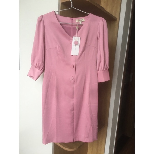 Đầm hồng phấn elise sz S