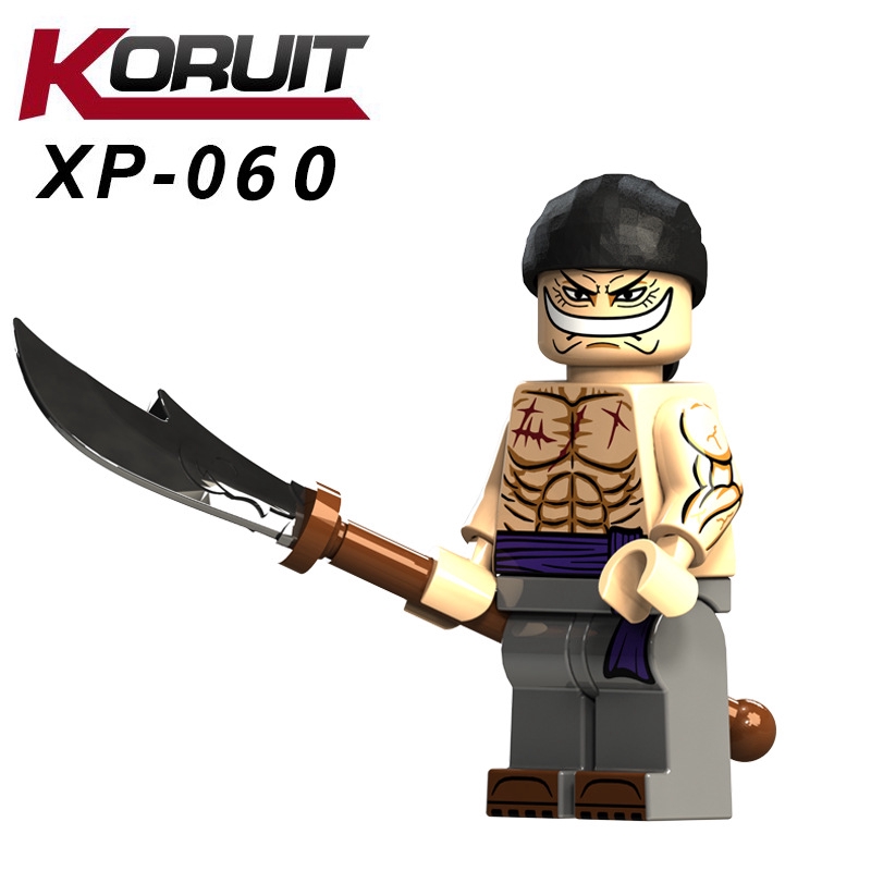 Mô hình đồ chơi lego nhân vật Luffy Zoro Shanks Kt1008 vui nhộn