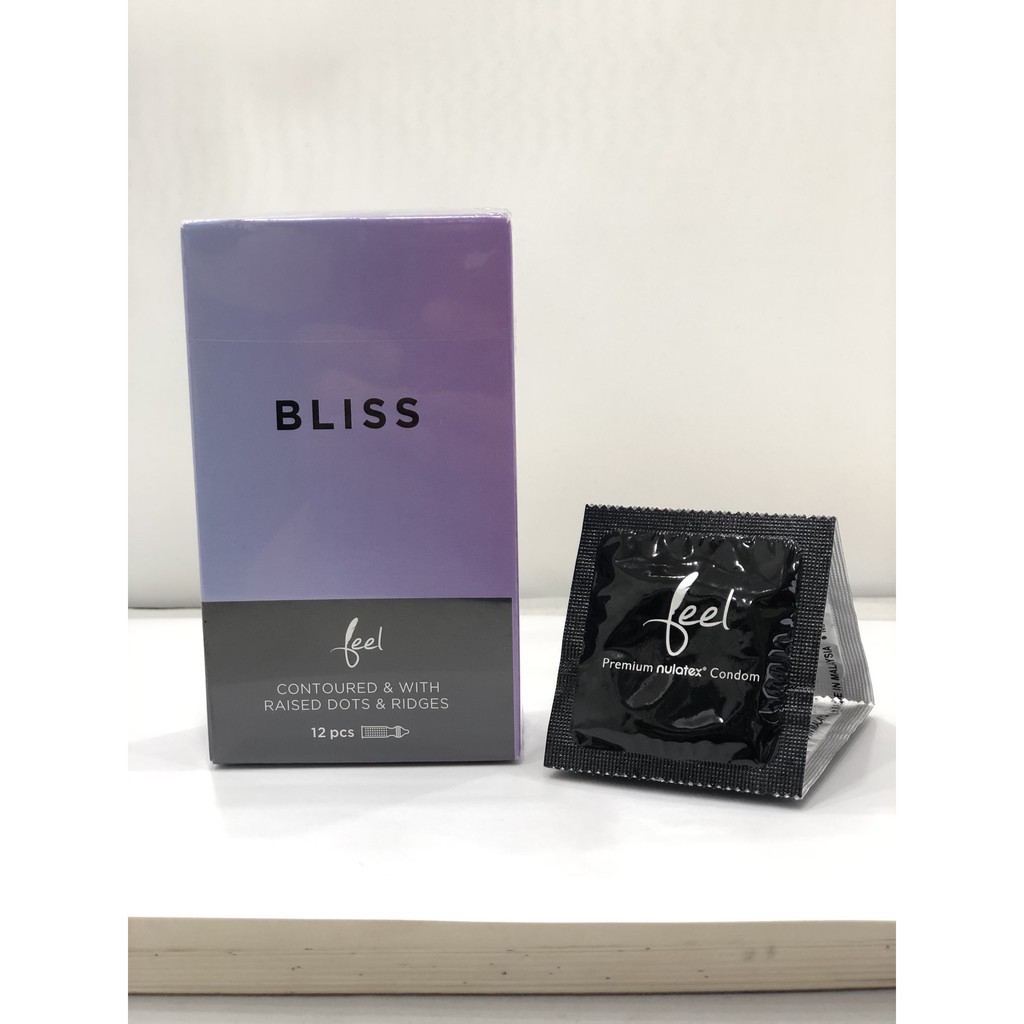 Bao cao su Gân Gai tăng cường khoái cảm cao cấp Feel Bliss, Malaysia (12 chiếc)