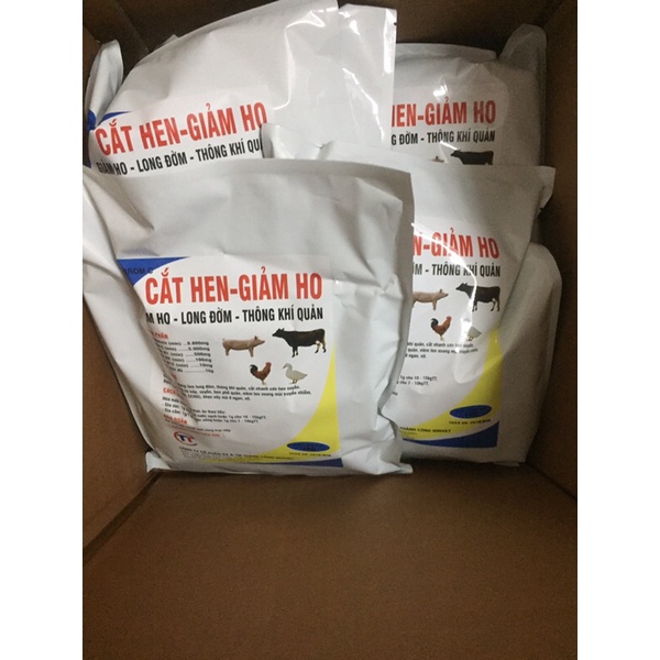 100 gram Cắt hen, giảm ho, long đờm,. Hỗ trợ viêm phổi chó, mèo, lợn, gà, chim