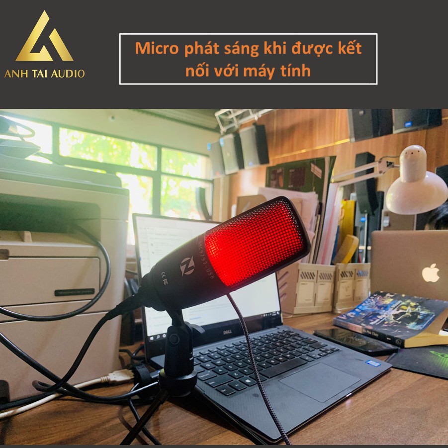 Micro Thu Âm NMC 9793, Micro live trym nhỏ gọn,Tinh Tế, Kết Nối Dễ Dàng Với Điện Thoại và Máy Tính anh tài audio.
