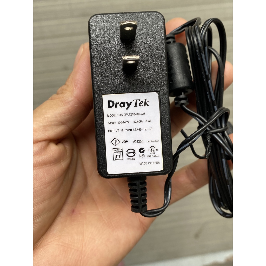 Adapter nguồn Draytek Vigor 2925 2912  2910 12V 1.5A