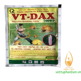 Thuốc trị ốc bưu vàng côn trùng vt-dax 700wp - #148b# 35g