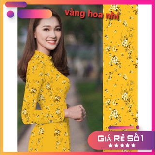 Áo dài nữ 🌸FREESHIP🌸 Áo dài Lụa Hoa nhí Cao Cấp