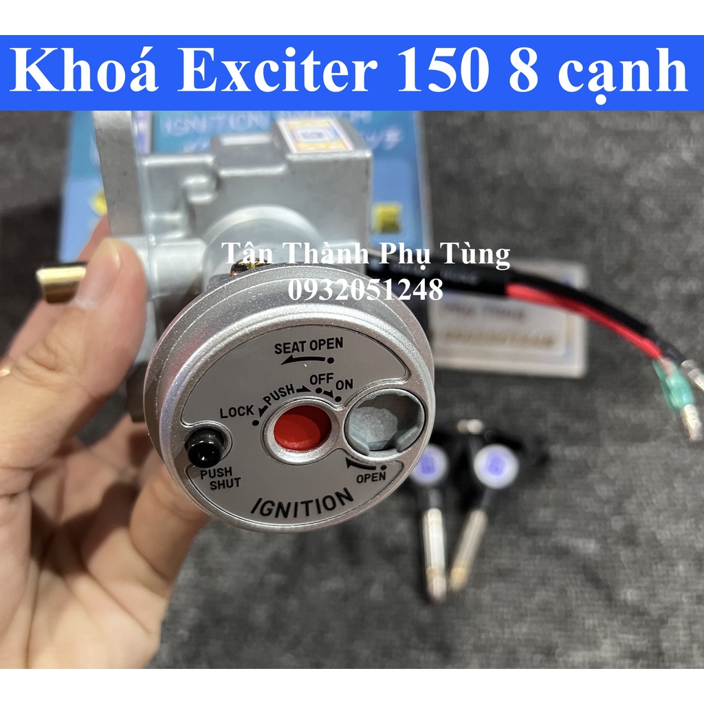 Bộ khoá Exciter 150 - 8 cạnh